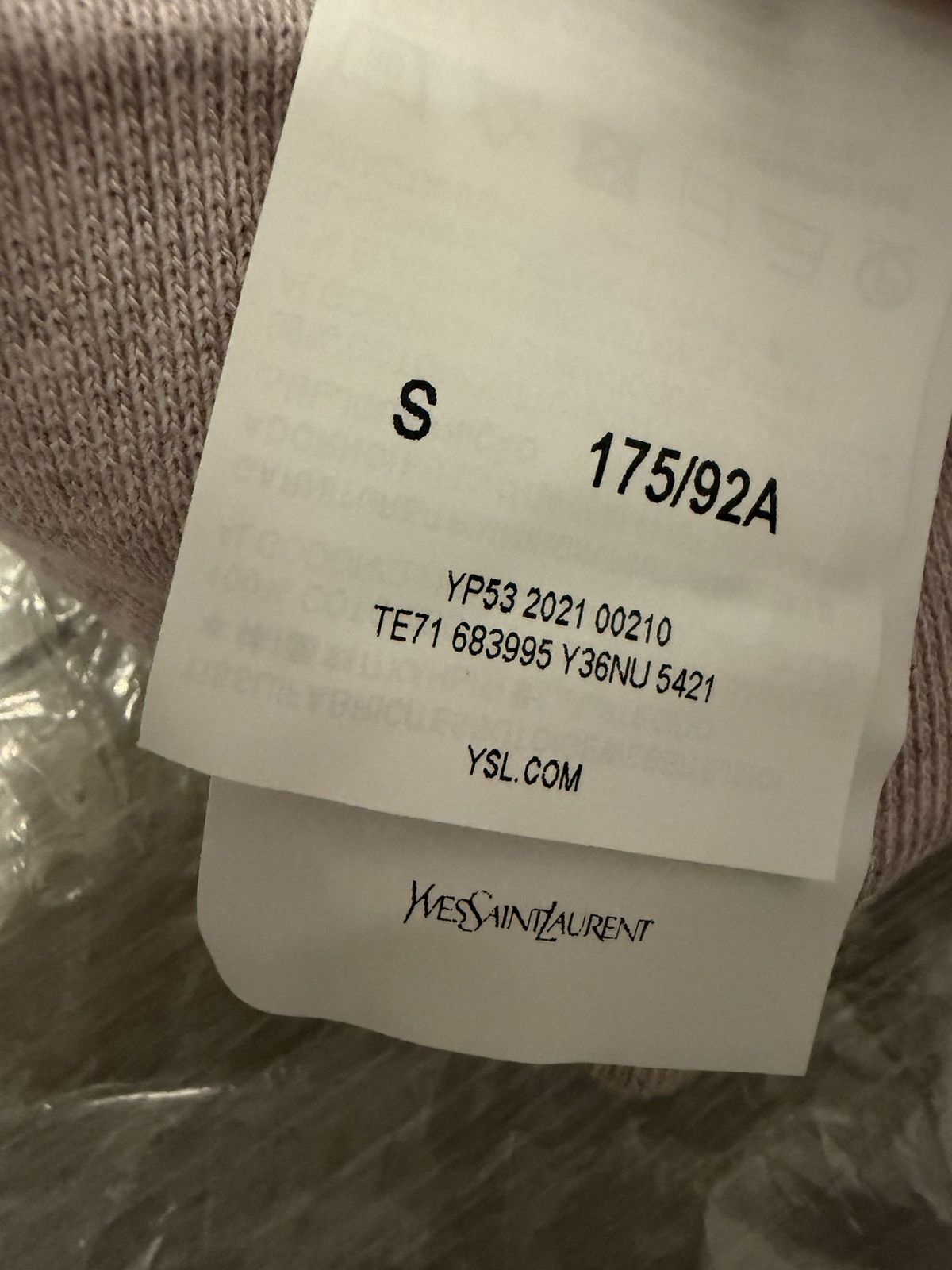 Saint Laurent Paris The Saint Laurent Université sweatshirt in Lilas/Purple Size US S / EU 44-46 / 1 - 5 Thumbnail