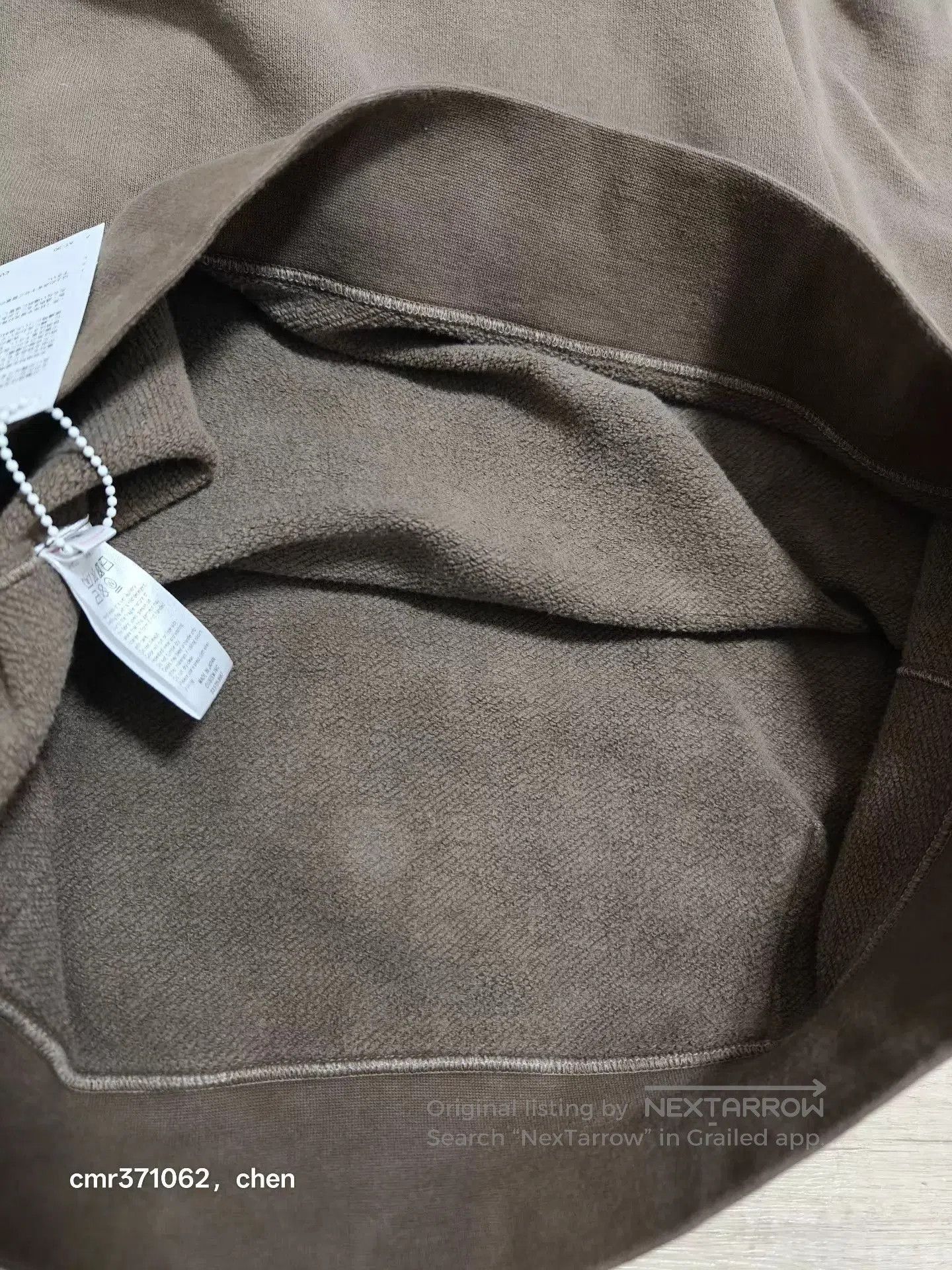 Visvim Brown Hoodie with Front Pocket . Size US M / EU 48-50 / 2 - 7 Thumbnail
