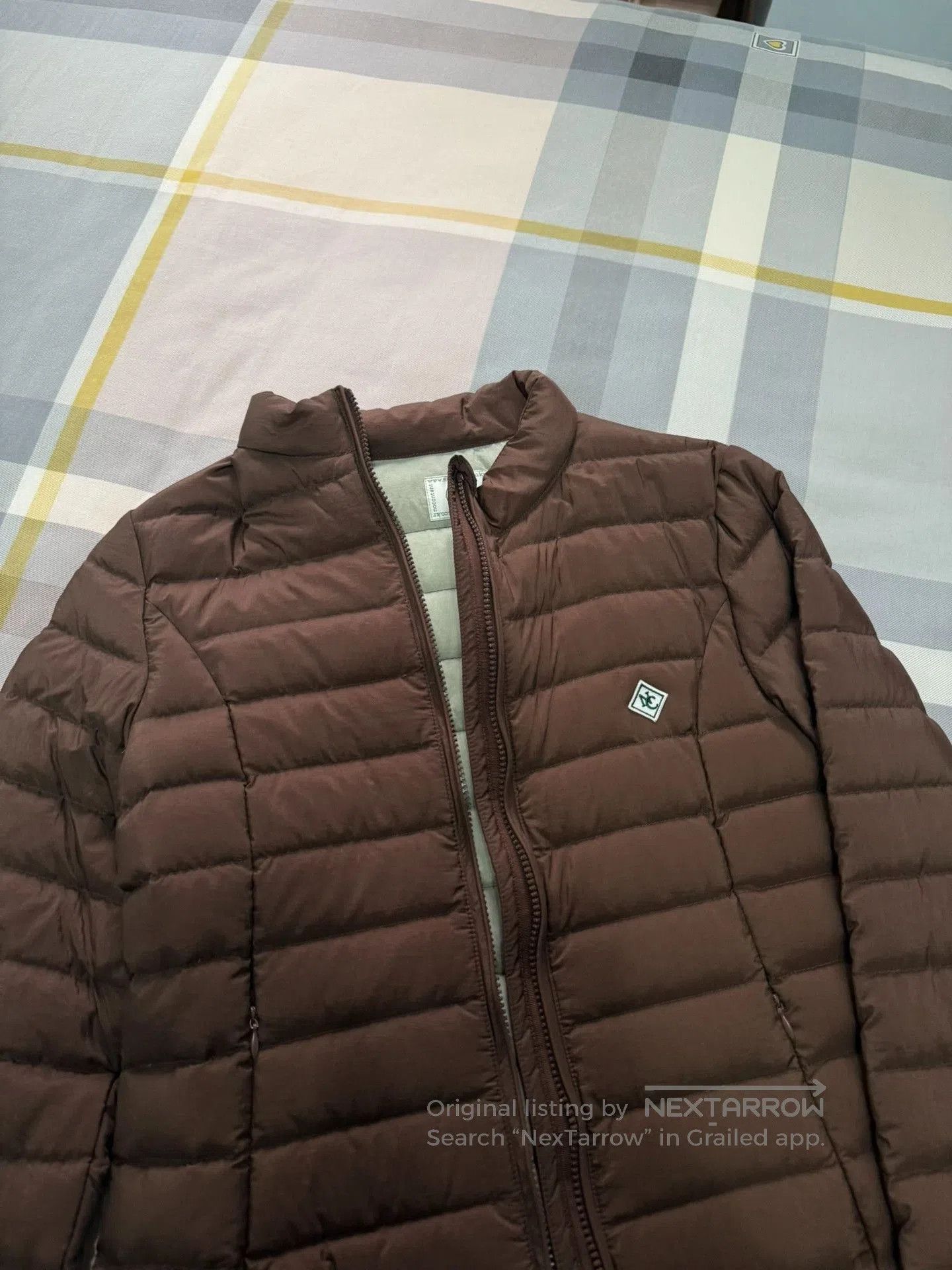 Japanese Brand Ribbed Quilted Down Jacket. Size US M / EU 48-50 / 2 - 2 Thumbnail