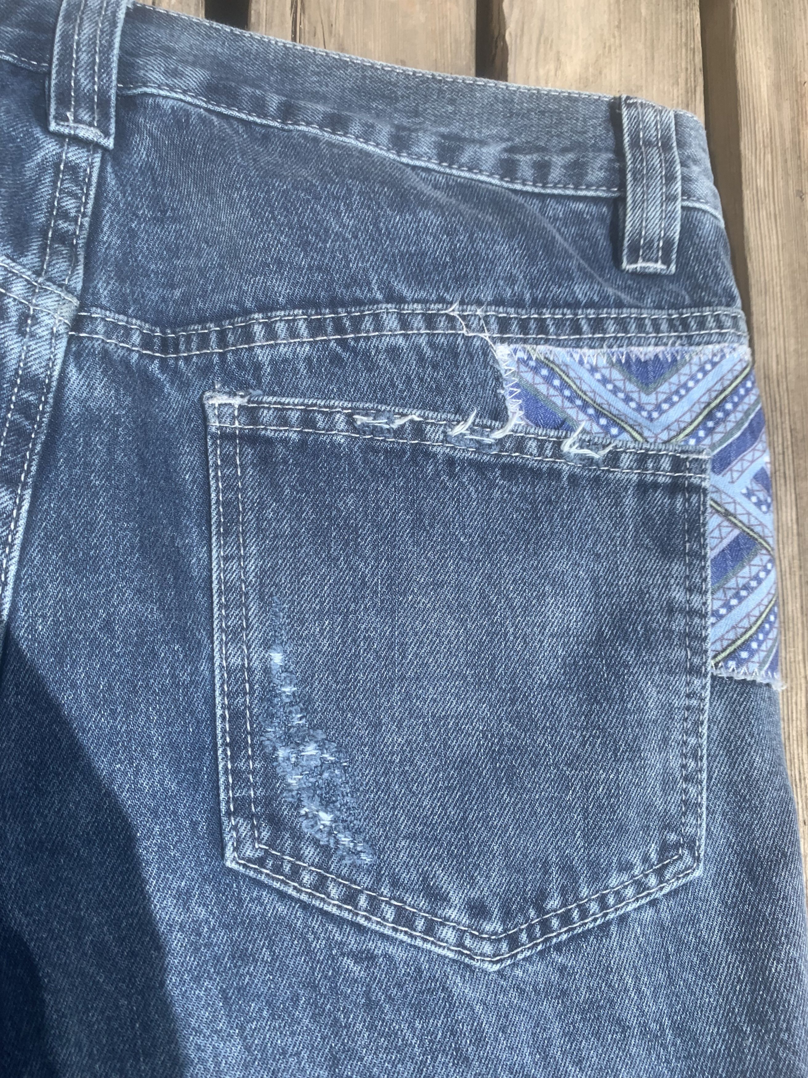 Jaded London Men's Patchwork Bootcut fit Jeans W32 L34 Size US 32 / EU 48 - 3 Thumbnail