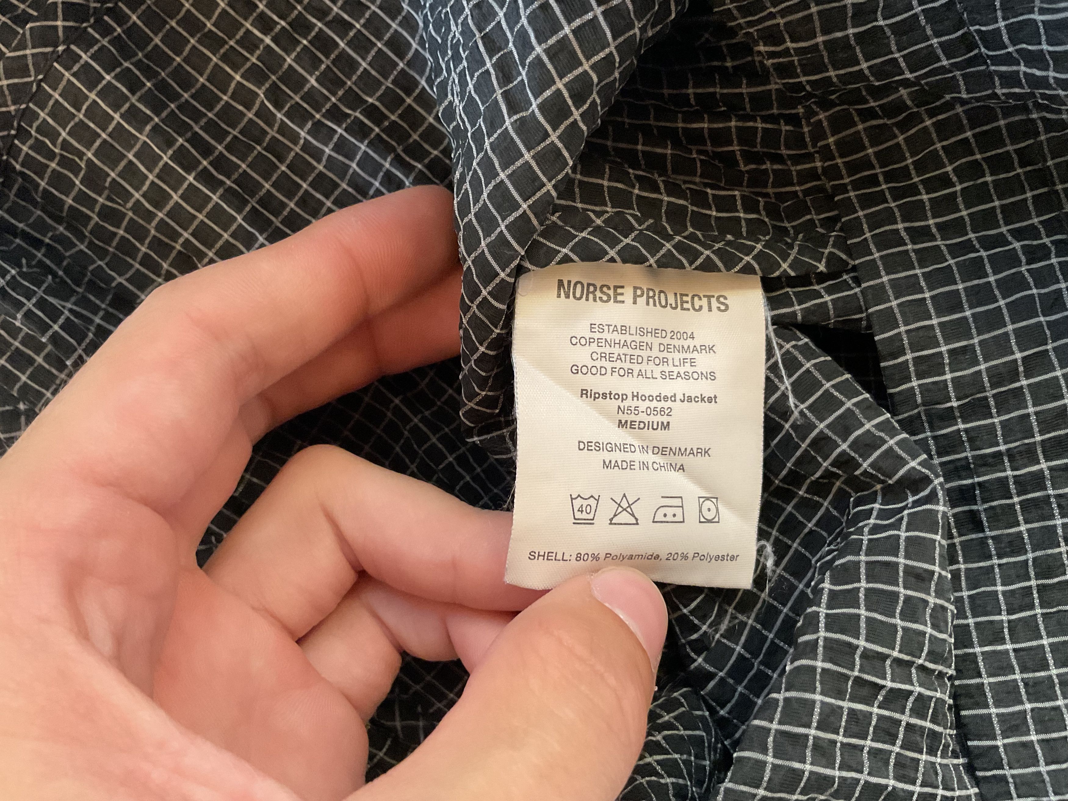 Norse Projects Norse Projects Aristide Ripstop Hooded Jacket Size US M / EU 48-50 / 2 - 4 Thumbnail