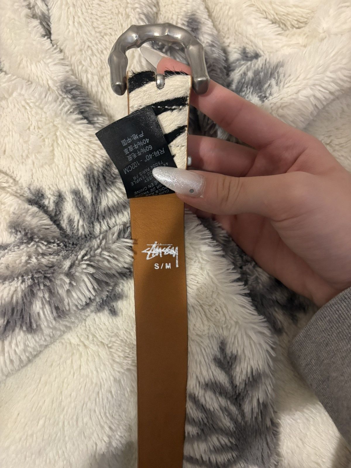 Stussy Stussy zebra print belt Size ONE SIZE - 3 Thumbnail