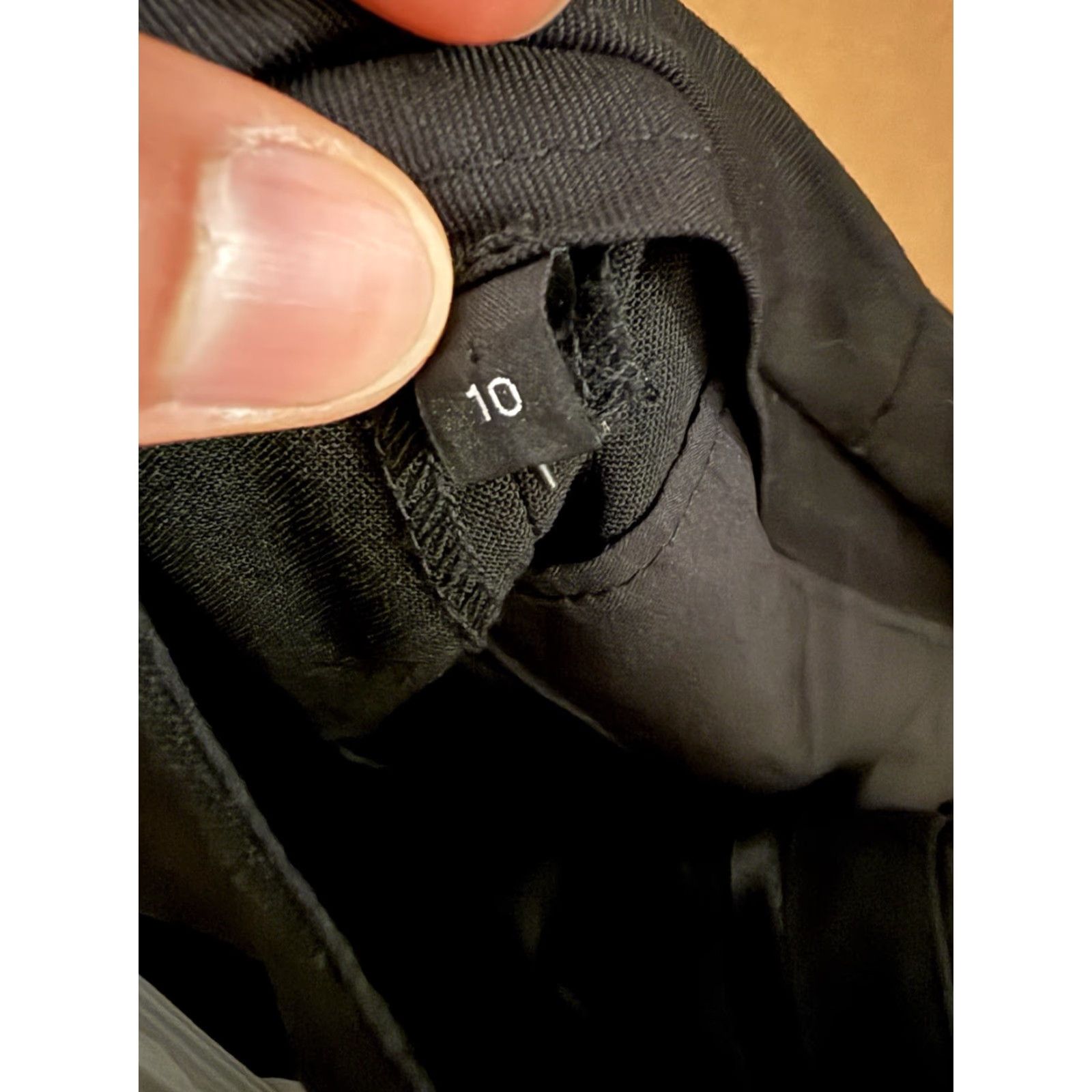 Theory Theory Black Womens 10 Slim-Fit Trousers Louise Urban Style W/ Stretch Waistband Pants Women 10 Black Stretch Waistband Slim Modern Dress Pants Size ONE SIZE - 3 Thumbnail