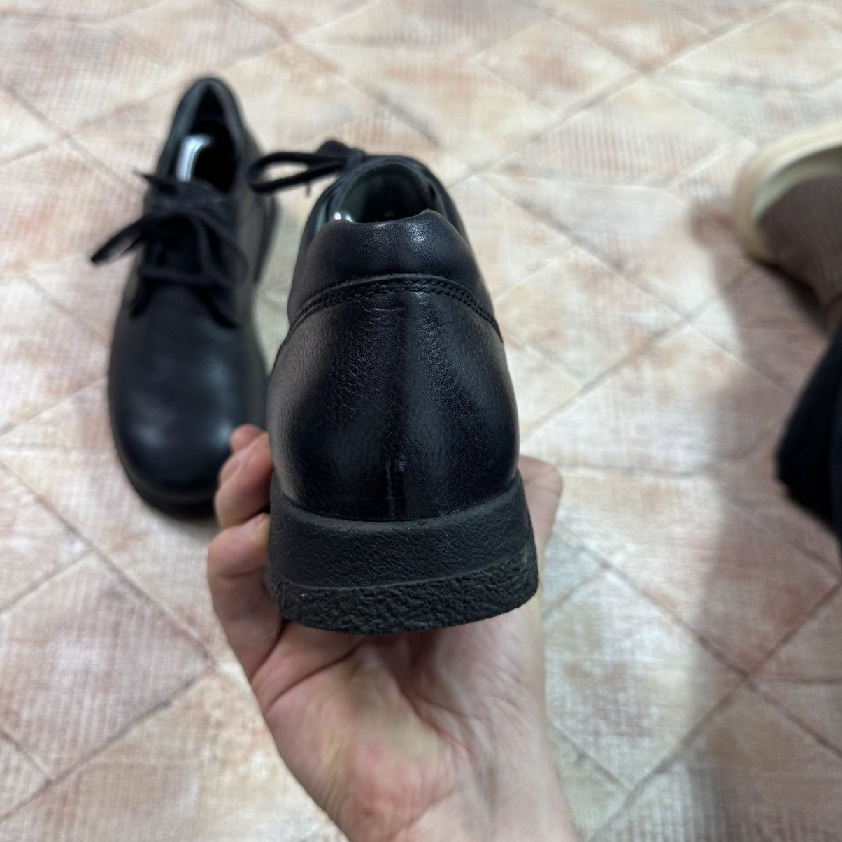 Genuine Leather × Mephisto Mephisto Leather Derby Black Shoes High Quality Casual Hype Size US 7 / EU 40 - 9 Thumbnail