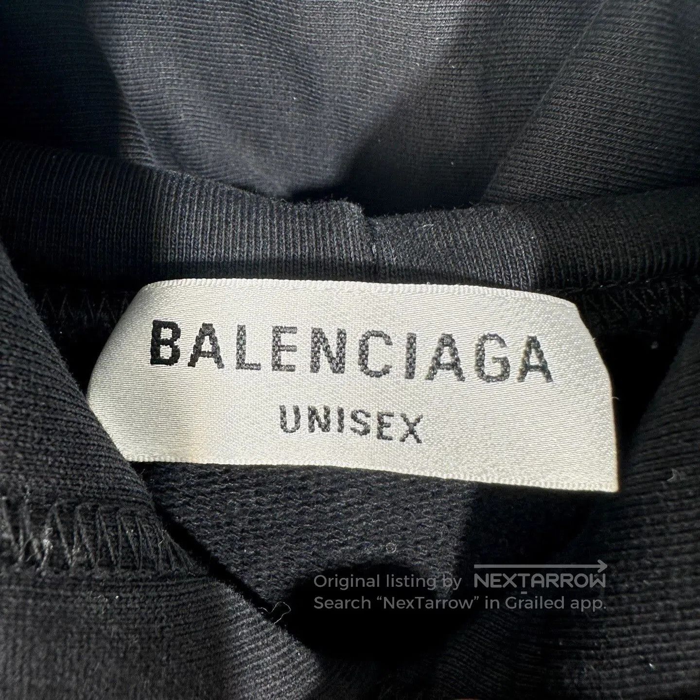 Balenciaga Balenciaga Black Logo Embroidered Hoodie. Size US M / EU 48-50 / 2 - 4 Thumbnail