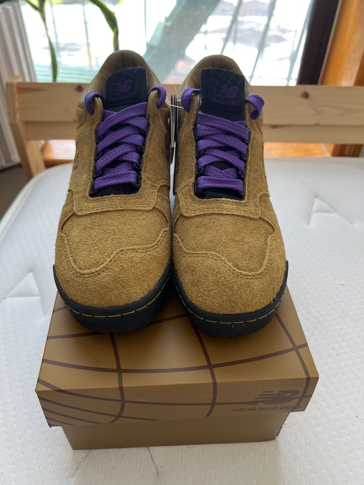 Aime Leon Dore × New Balance Aime Leon Dore x New Balance Rainier Low Brown Purple US 6 M Size US 6 / EU 39 - 8 Thumbnail