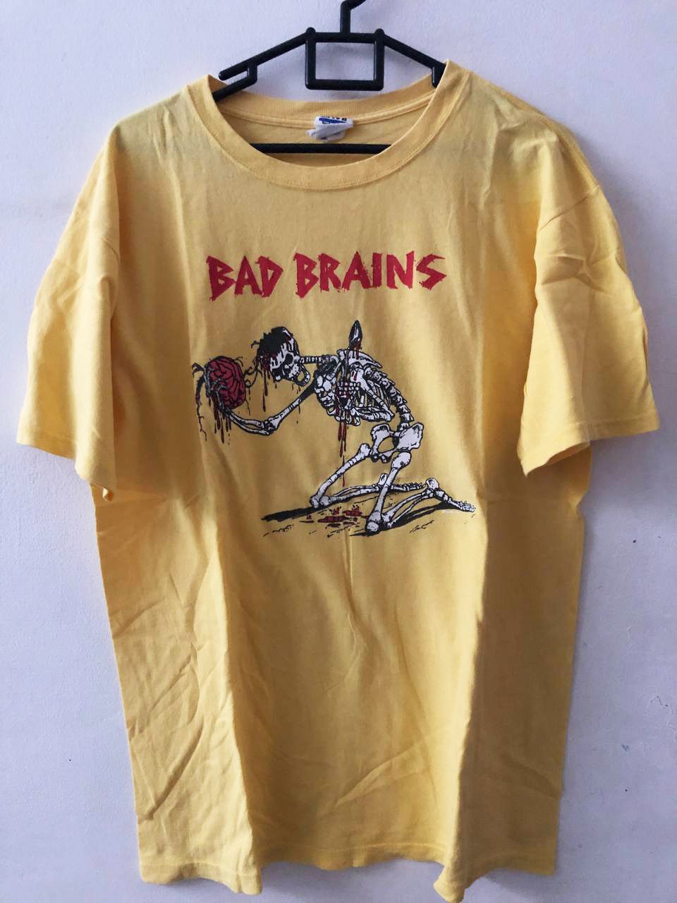 Band Tees Bad Brains Skeleton Yellow Tee Size US M / EU 48-50 / 2 - 1 Thumbnail