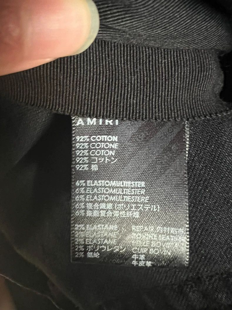 Amiri Amiri leather black jean Size US 30 / EU 46 - 7 Thumbnail