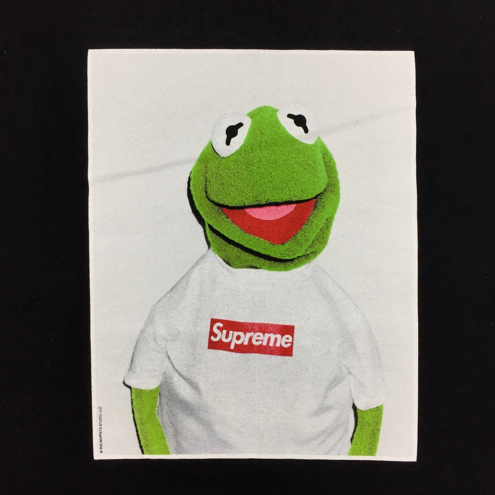 Supreme 2008 Supreme Kermit Black Photo Tee Size US L / EU 52-54 / 3 - 4 Thumbnail