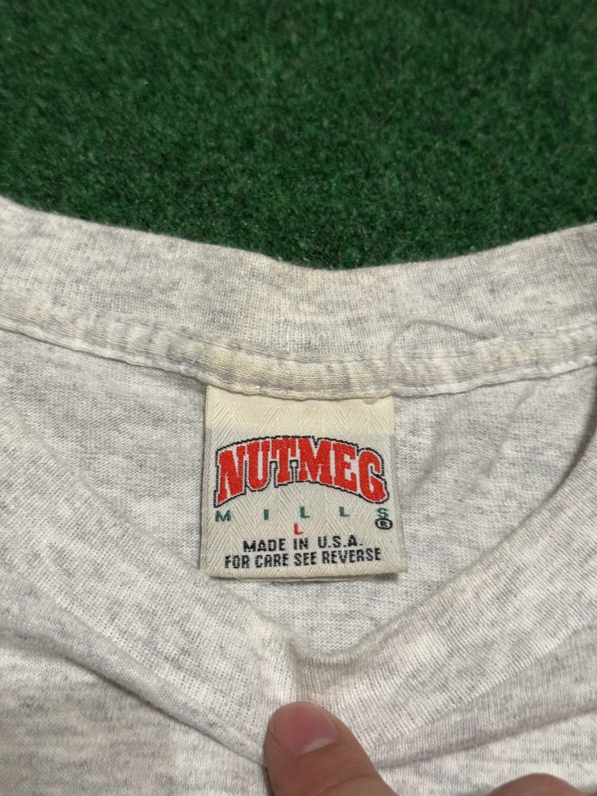 Nutmeg Vintage 90s Cleveland Indians Stadium Nutmeg M/L T Shirt Size US L / EU 52-54 / 3 - 6 Thumbnail