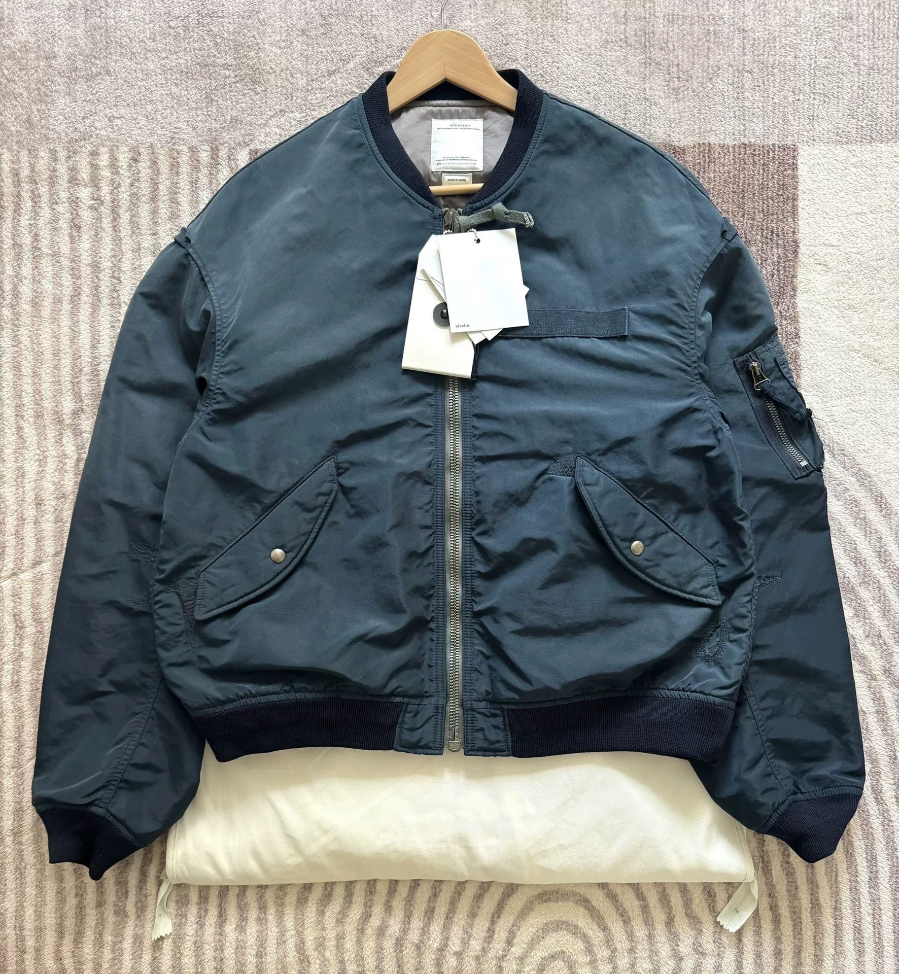 Visvim VISVIM THORSON JKT CRASH NAVY | Grailed