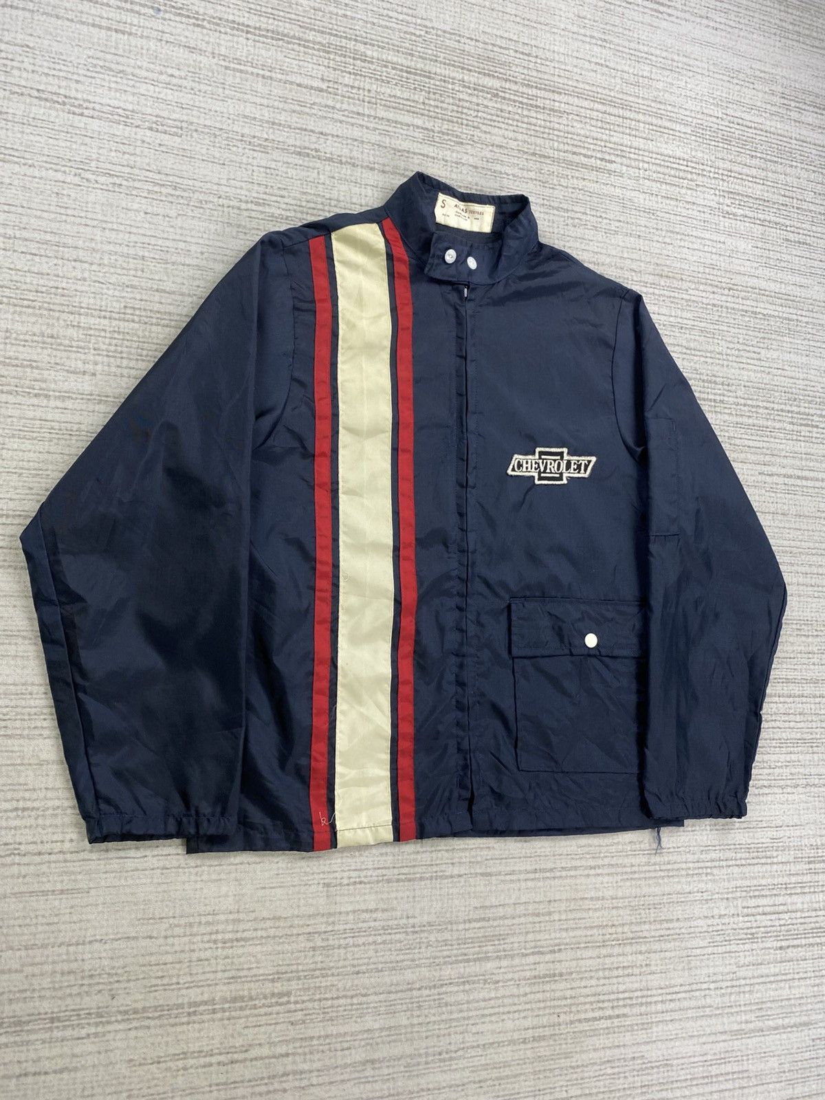 NASCAR × Swingster × Vintage Vtg 70s Chevrolet Nascar Racing Nylon Zipper Jacket Size US M / EU 48-50 / 2 - 3 Thumbnail