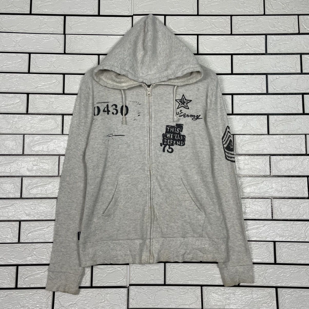 Avirex Avirex US Army Military District Zipper Hoodie Size US S / EU 44-46 / 1 - 1 Thumbnail