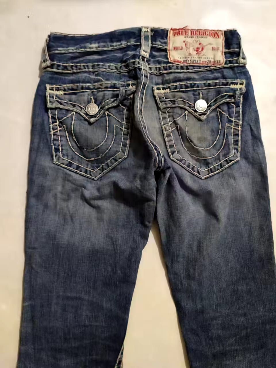 True Religion True Religion Joey Super T Bootcut Flare Denim Jeans Pants Size US 29 - 13 Thumbnail