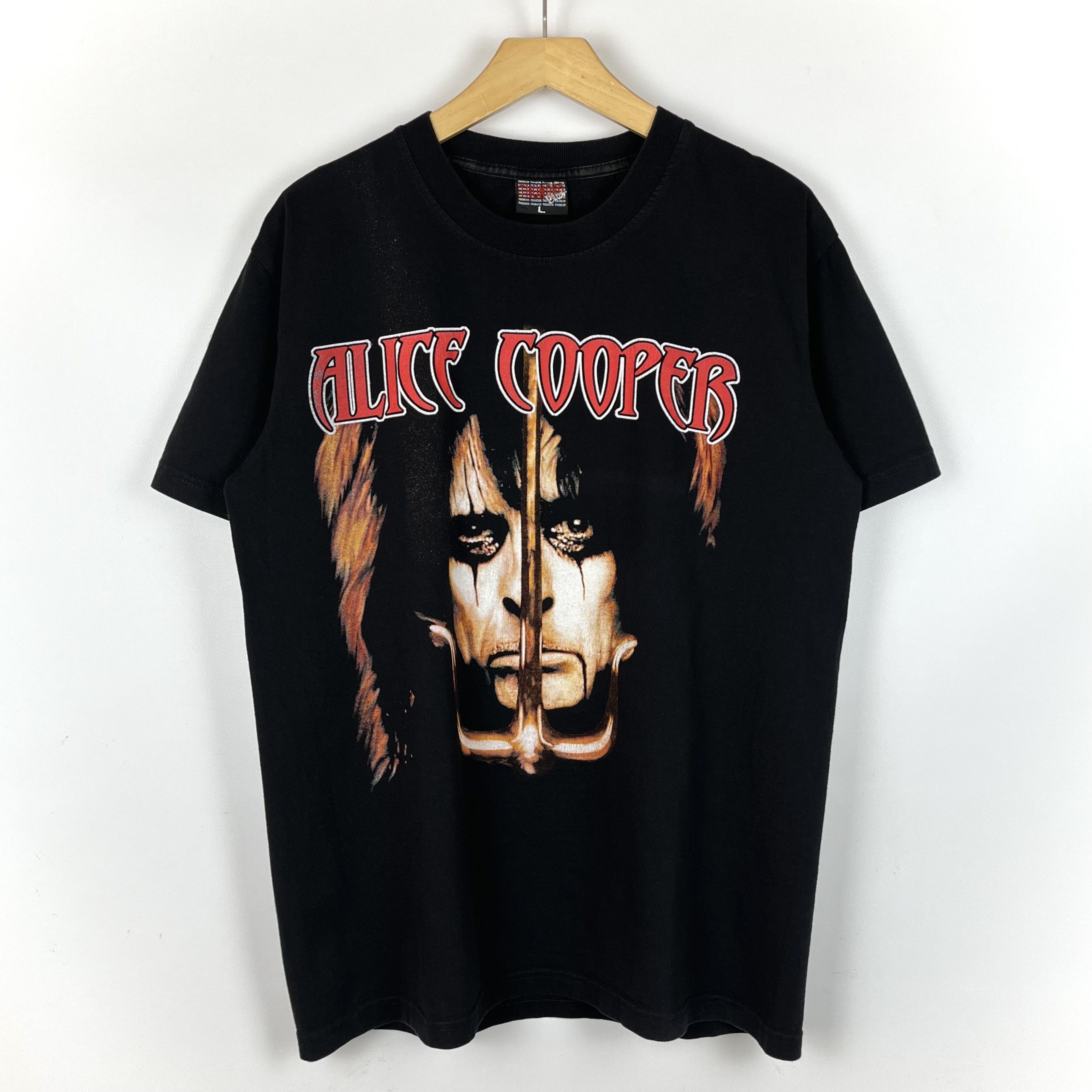 Band Tees Vintage Alice Cooper Rock Band T Shirt 90’s Size US L / EU 52-54 / 3 - 1 Thumbnail