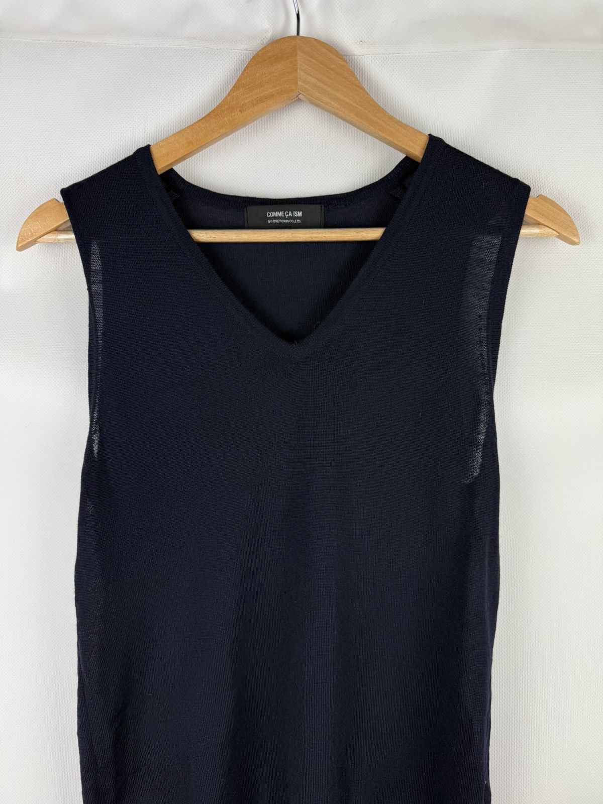 Comme Ca Ism Comme Ca Ism Japanese Knitted Sleeveless Wool Vest Sweater Size US M / EU 48-50 / 2 - 4 Thumbnail