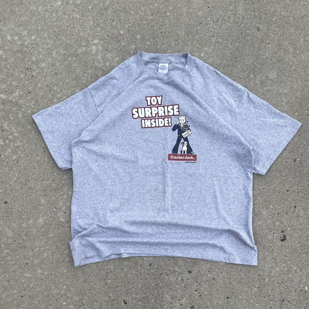Delta × Vintage Vintage 2002 Cracker Jack “Toy Surprise Inside” T-Shirt Size US XL / EU 56 / 4 - 1 Thumbnail