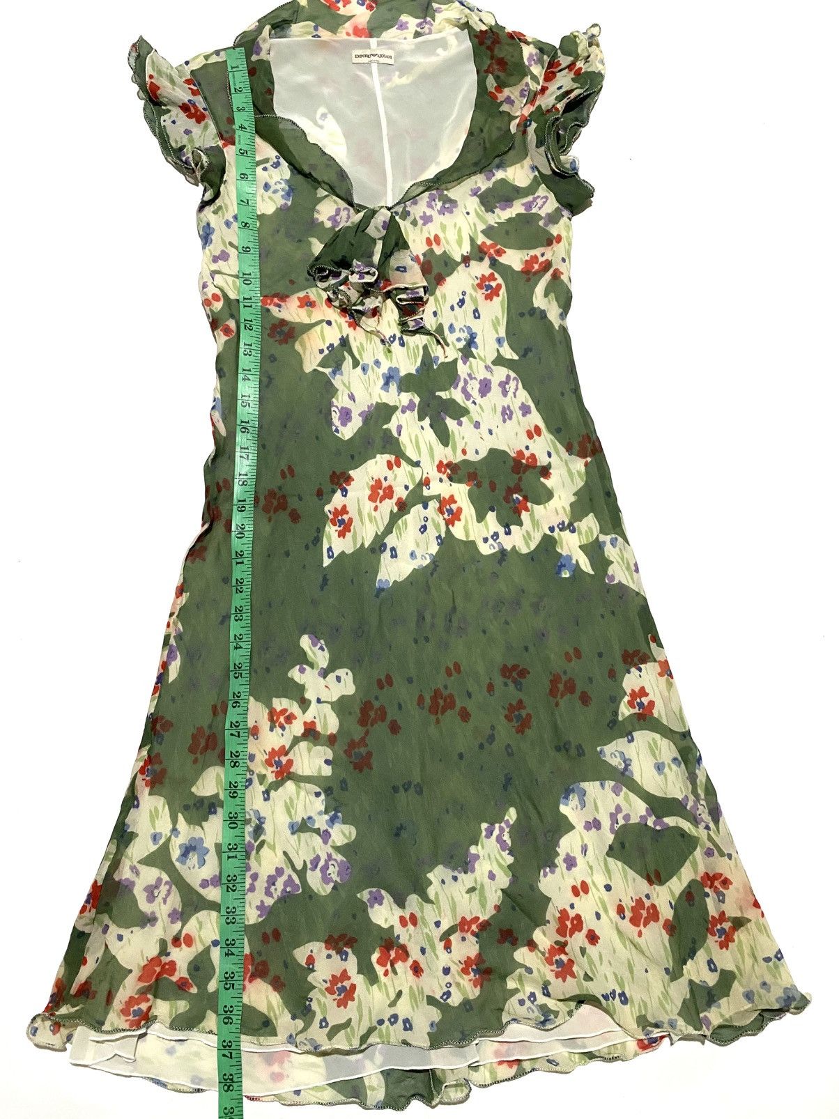 Emporio Armani VINTAGE EMPORIO ARMANI FLORAL DRESSES Size S / US 4 / IT 40 - 8 Thumbnail