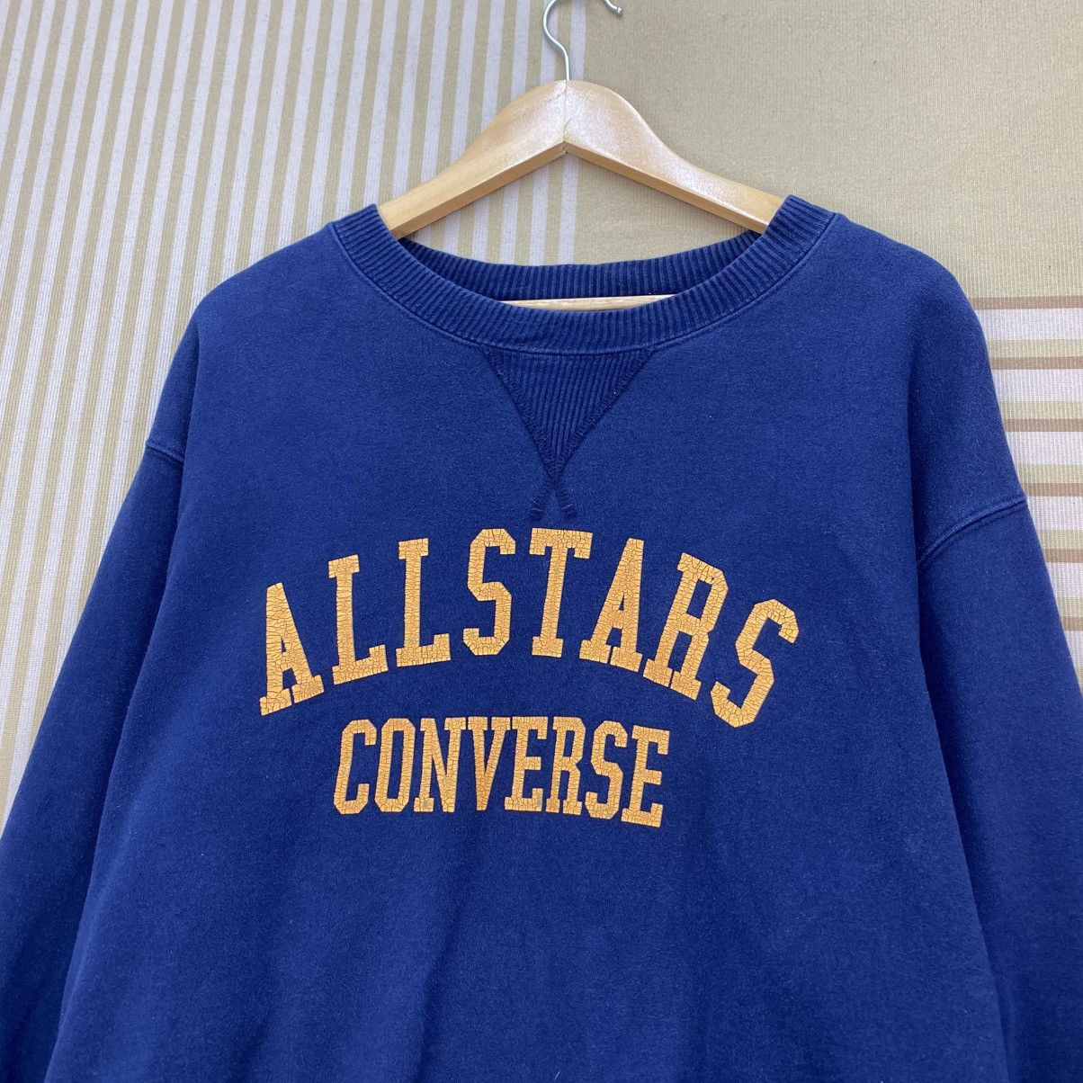 Converse 🫶Vintage Converse Spellout Sweatshirt Size US L / EU 52-54 / 3 - 3 Thumbnail