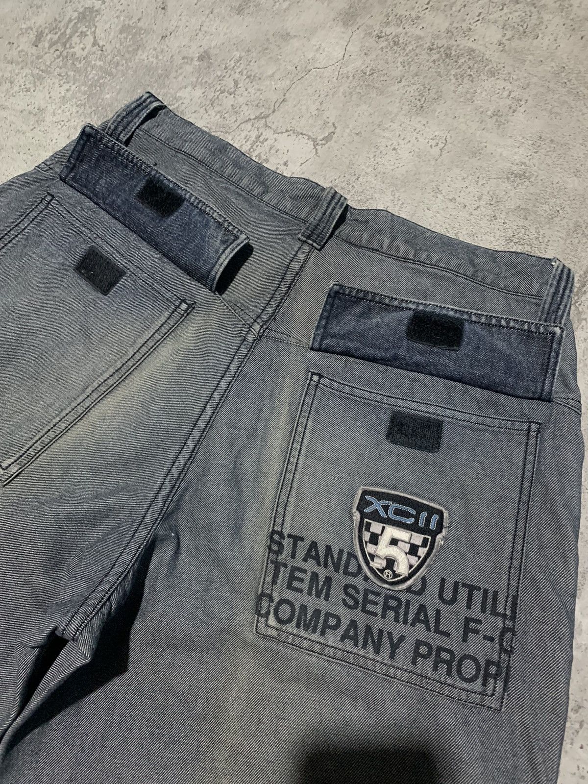 Fubu Vintage SunFaded adjustable leg baggy jeans hip hop Size US 30 / EU 46 - 10 Thumbnail