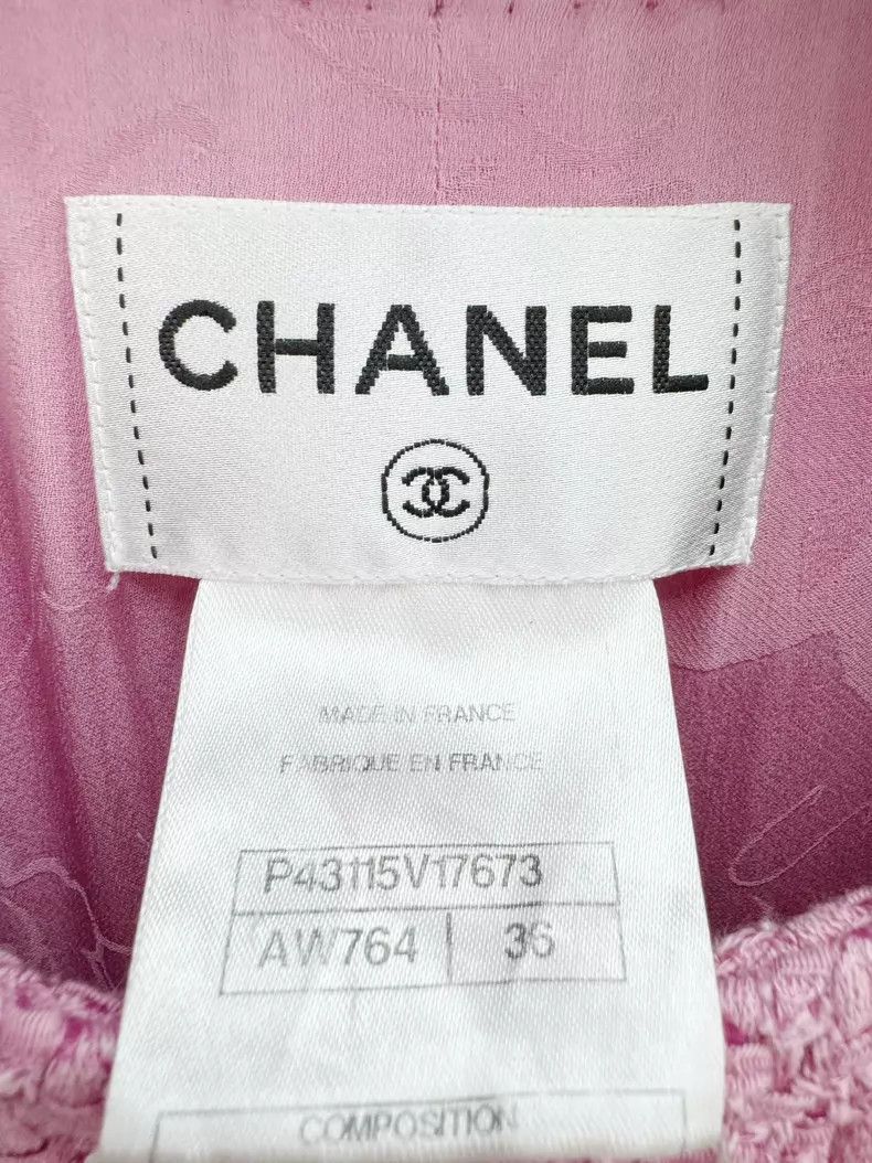 Chanel Chanel Pink braided dress Size XS / US 0-2 / IT 36-38 - 2 Thumbnail