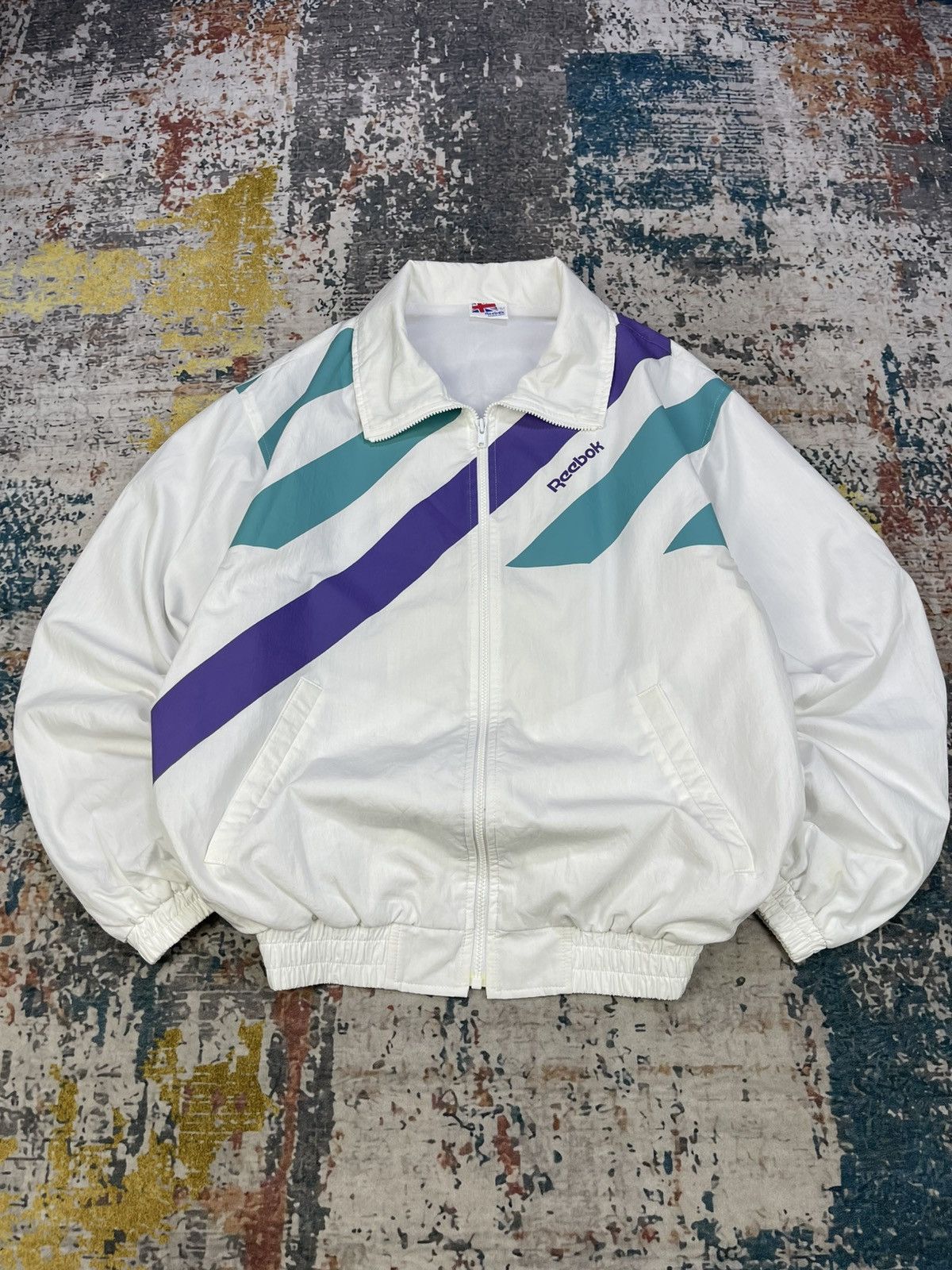 Reebok Vtg 80/90s Reebok Zipper Track Top Jacket Size US M / EU 48-50 / 2 - 10 Thumbnail