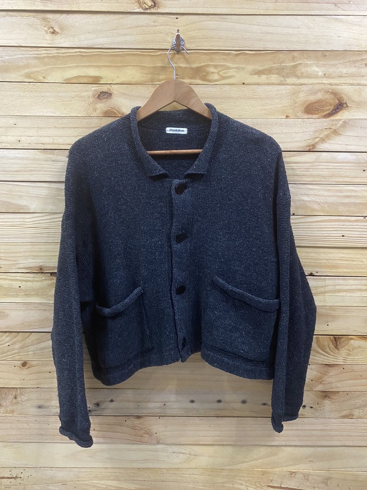 Issey Miyake × Japanese Brand × Vintage Vintage plantation issey miyake crop button jacket Size XL / US 12-14 / IT 48-50 - 1 Thumbnail