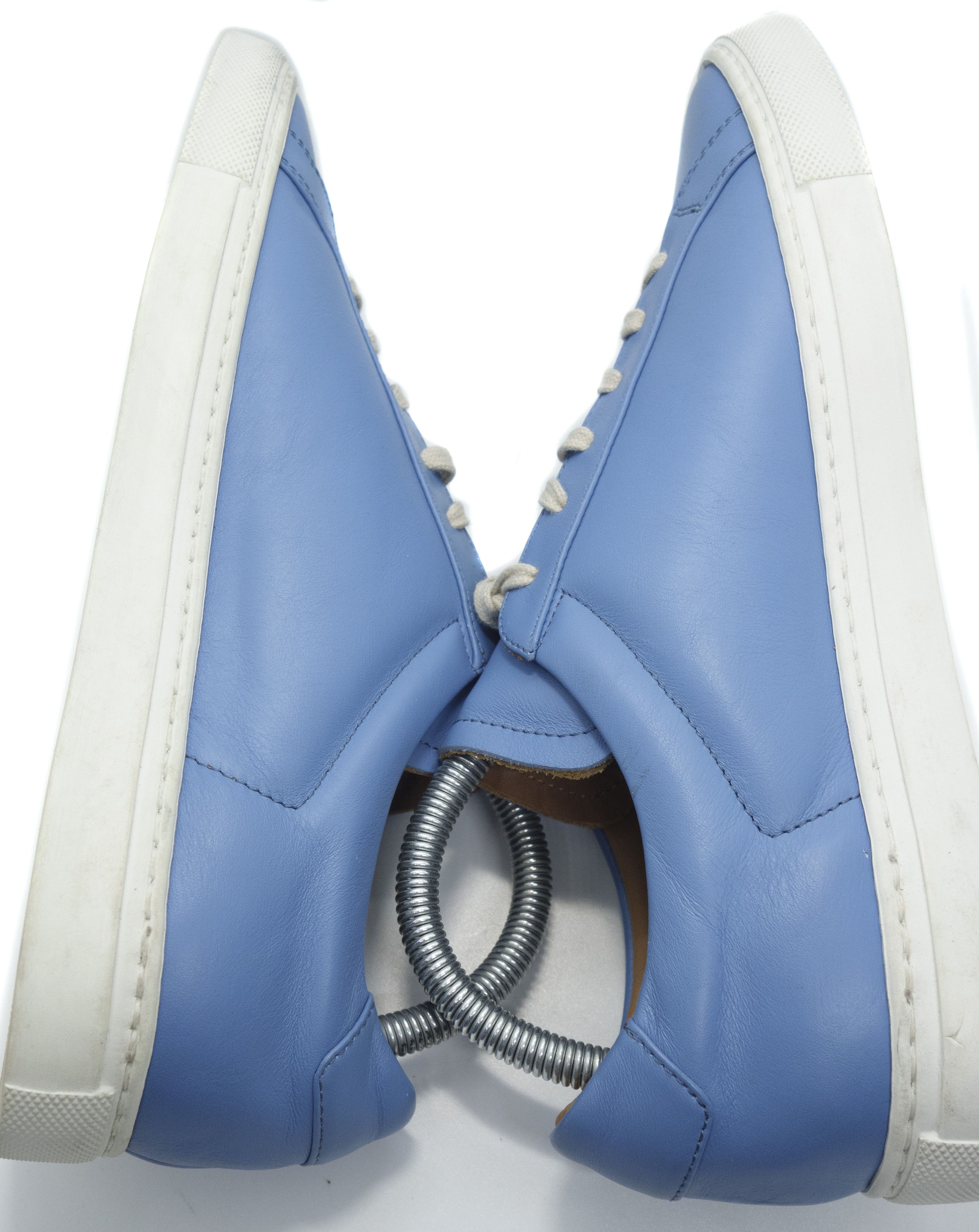Common Projects Achilles Low Leather Blue Sneakers Size US 11 / IT 41 - 5 Thumbnail