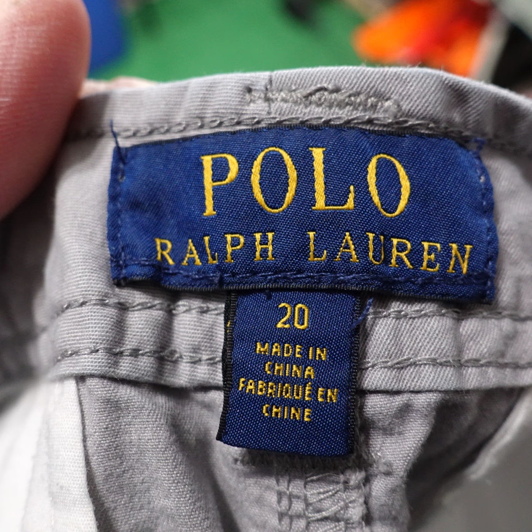 Polo Ralph Lauren POLO RALPH LAUREN Grey Flat Front Cargo Shorts Womens Size 20 30x11 Gray Solid Mid Length 11 Inseam Women’s Casual/Workwear 30" Waist, 11" Inseam Size 42" / US 20 - 6 Thumbnail
