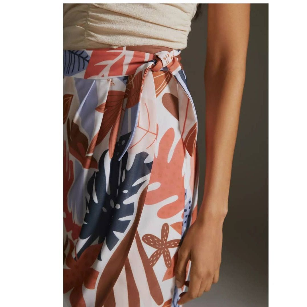 Anthropologie New Anthropologie Hutch Pleated Wrap Midi Skirt $130 SIZE 4 Size 27" / US 4 / IT 40 - 4 Thumbnail