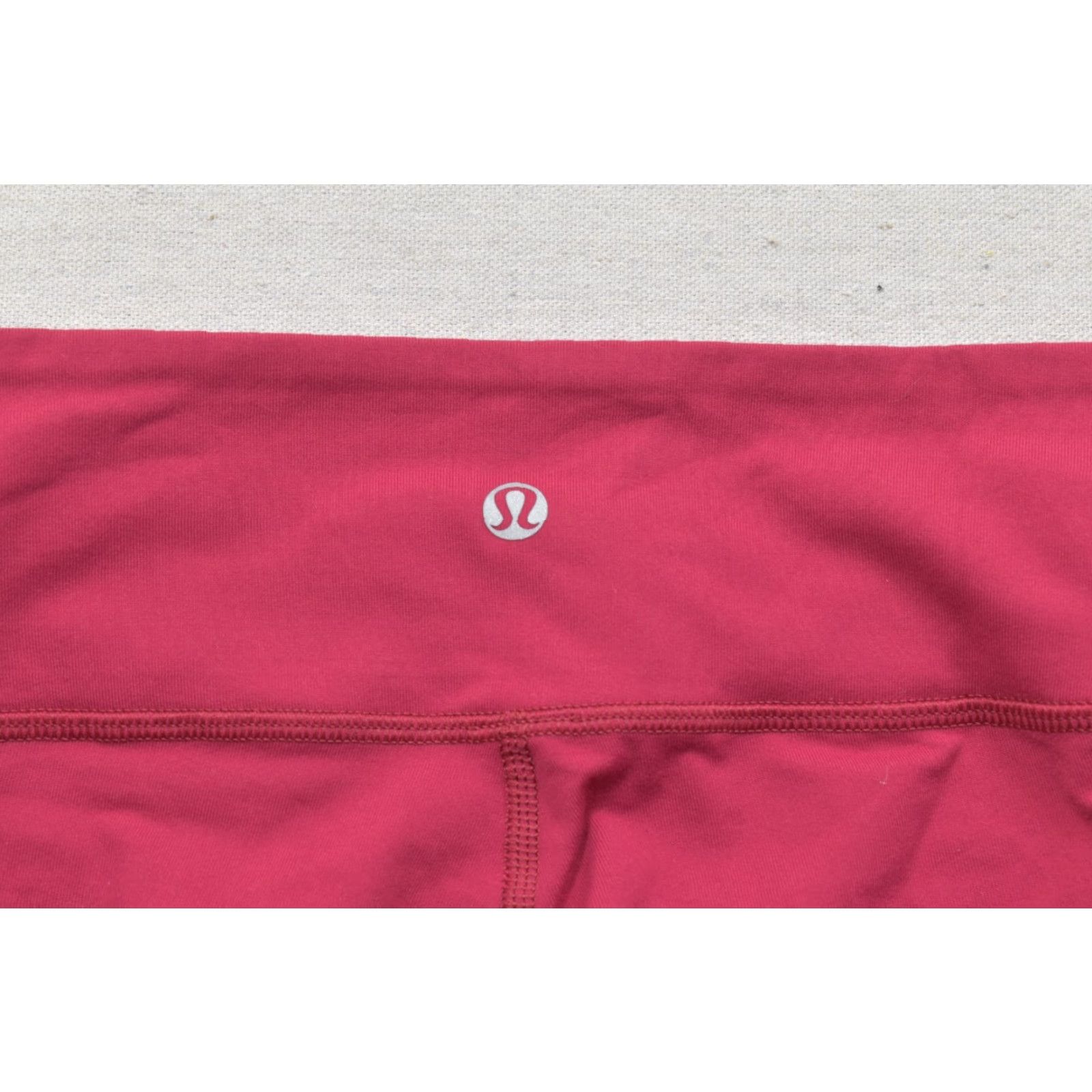 Lululemon Lululemon Wunder Under Crop Leggings Size 4 Berry Red High Rise Yoga Athletic Womens Cropped Pants Size 27" / US 4 / IT 40 - 5 Thumbnail