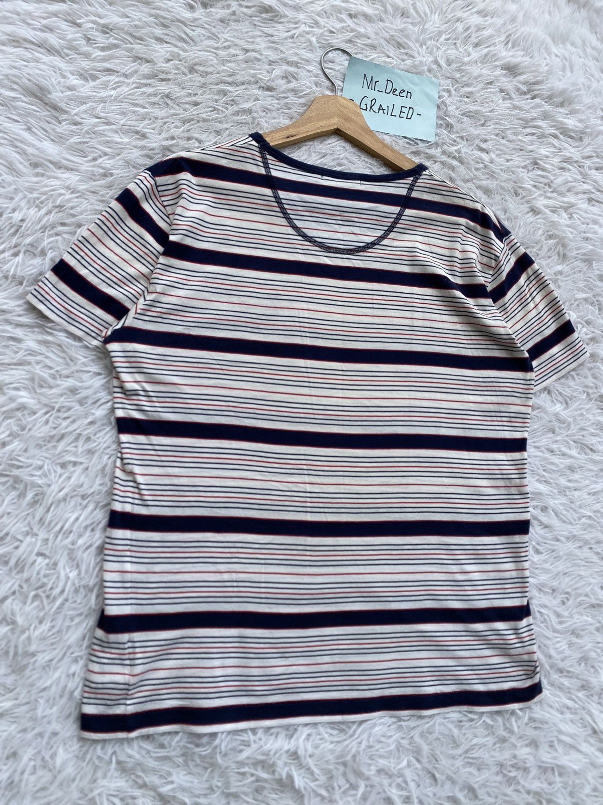 Burberry Rare Vintage Burberry Stripes Tshirt Size US M / EU 48-50 / 2 - 17 Thumbnail