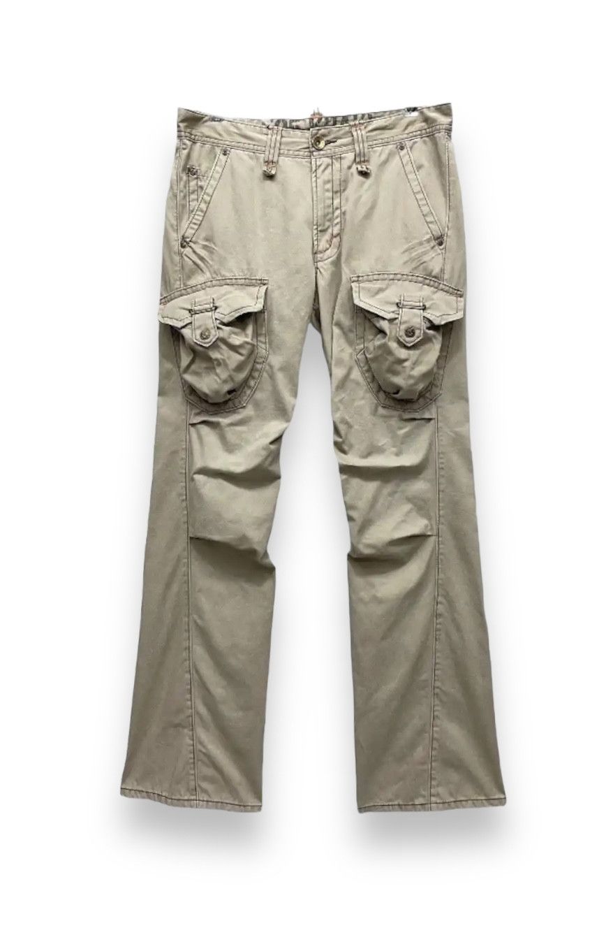 20471120 ⚡️BEST OFFER🔥! Flare Bush Cargo Pants Travis Scott Style Size US 31 - 2 Thumbnail