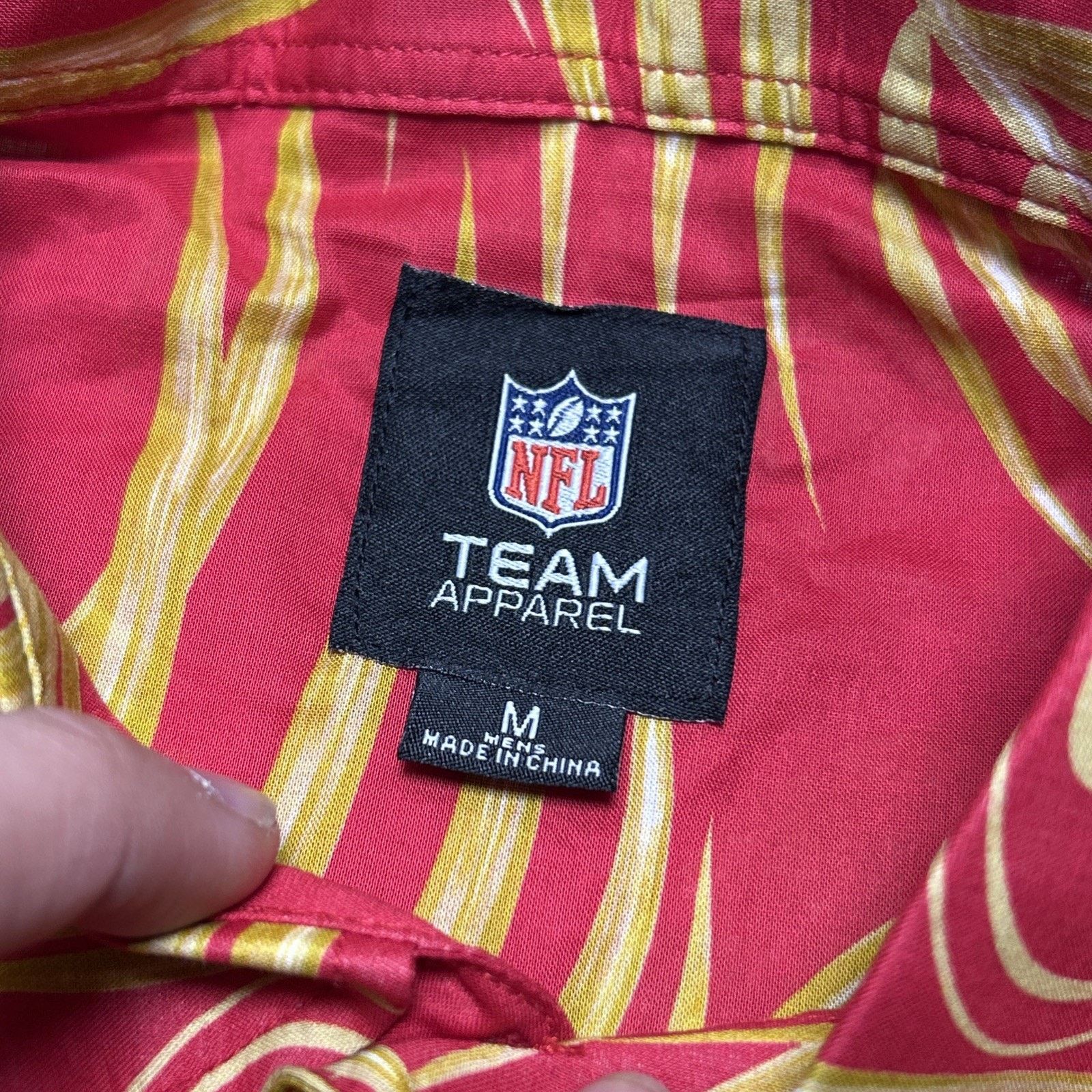 NFL NFL Team 49ers Hawaiian Button Up Shirt Mens Medium Floral Size US M / EU 48-50 / 2 - 4 Thumbnail