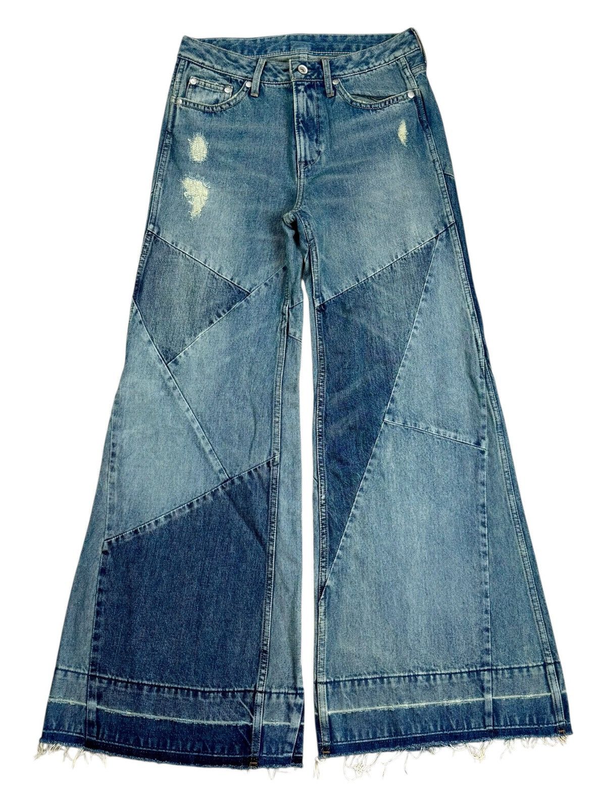 00s goa flare pants archive グランジ GOA Archive GOA - Super Flared Denim Pants | Grailed
