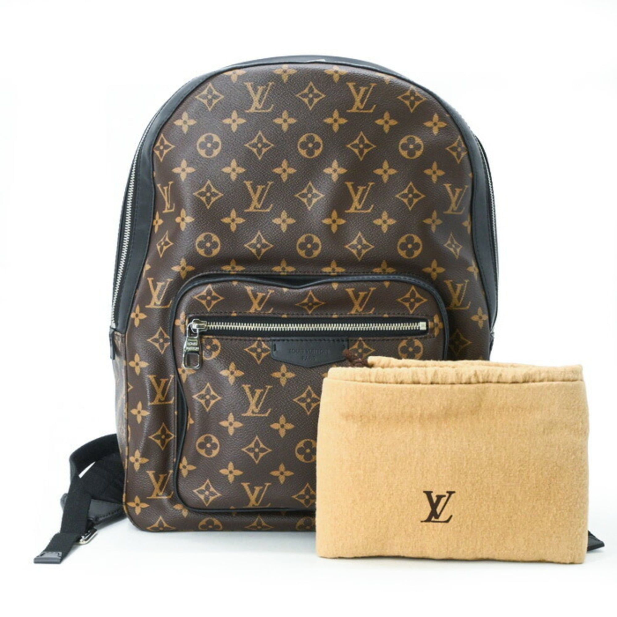 Louis Vuitton LOUIS VUITTON Josh Monogram Macassar Backpack Leather Brown M41530 Size ONE SIZE - 1 Thumbnail