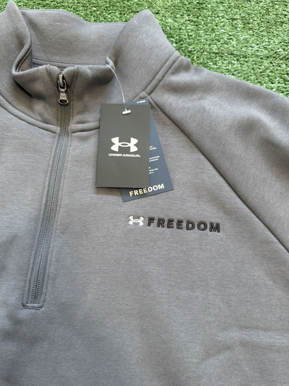 Under Armour Under Armour Freedom Men Icon Fleece Collared 1/4 Zip Size US XL / EU 56 / 4 - 2 Thumbnail