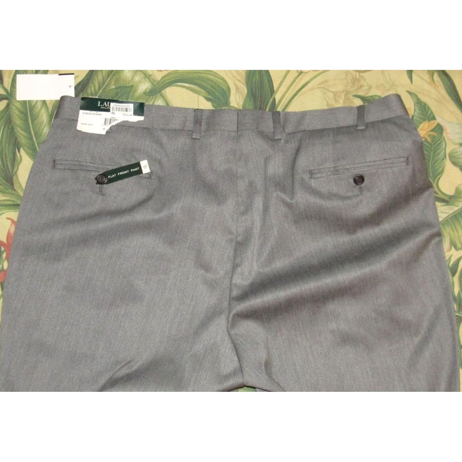 Ralph Lauren Polo RALPH LAUREN Dress Pants Grey Flat Front 40 x 32 NWT Mens Size US L / EU 52-54 / 3 - 4 Thumbnail