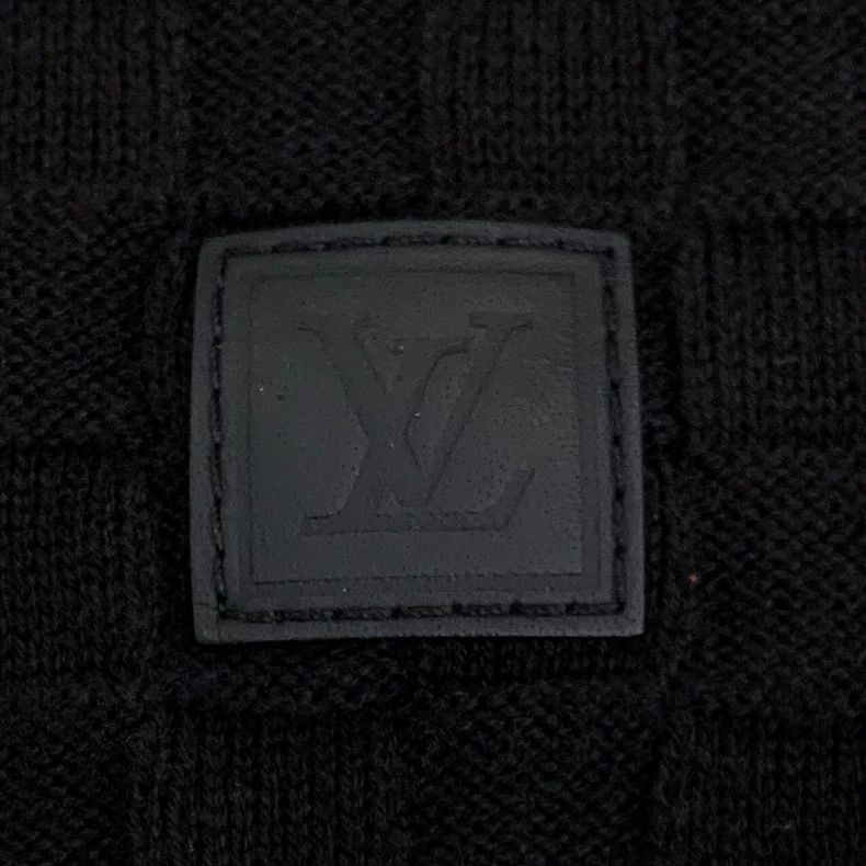 Louis Vuitton Louis Vuitton Black checkerboard cotton crewneck long-slee Size US XS / EU 42 / 0 - 5 Thumbnail