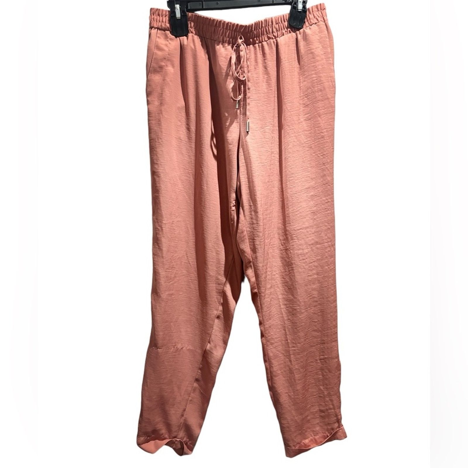 New Look NEW LOOK Blush Buttery Soft Dress Drawstring Jogger Pants Size 29" - 2 Thumbnail