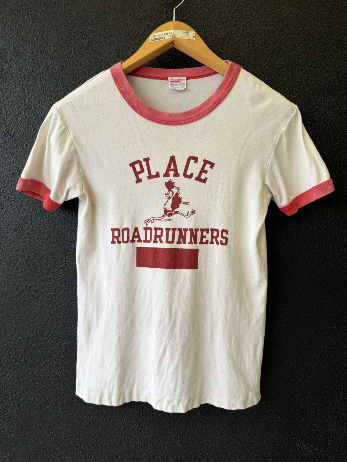 Vintage Vintage 80s/90s "PLACE ROADRUNNERS" Pearl Divers Ringer Tee Size US S / EU 44-46 / 1 - 1 Thumbnail