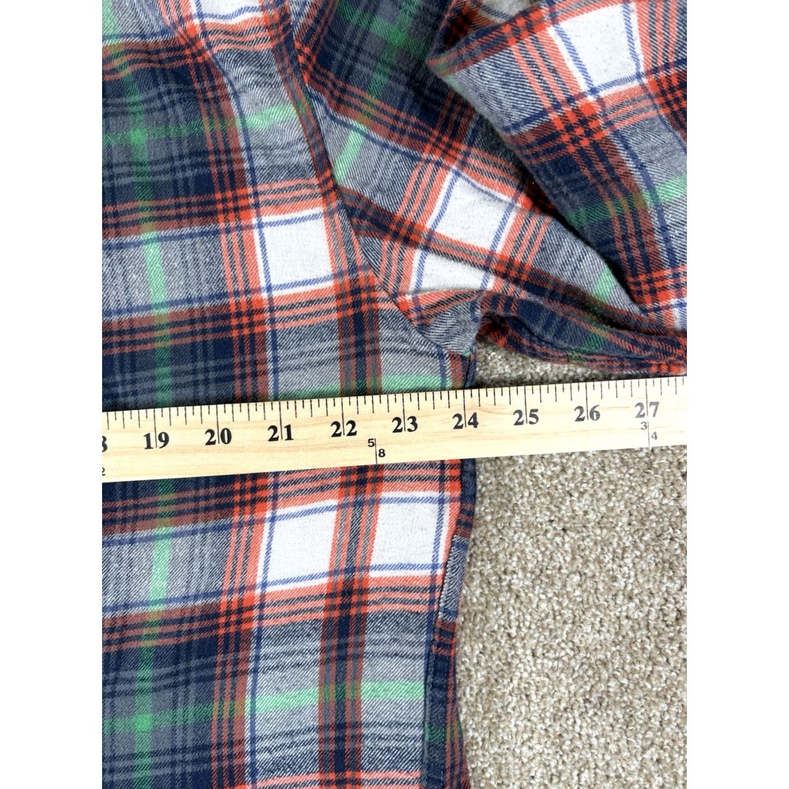 Burton Burton Shirt Men XXL Long Sleeve Button-Up Plaid 100% Cotton Multicolor Regular Pocket Autumn Winter Spring casual Size US XXL / EU 58 / 5 - 7 Thumbnail