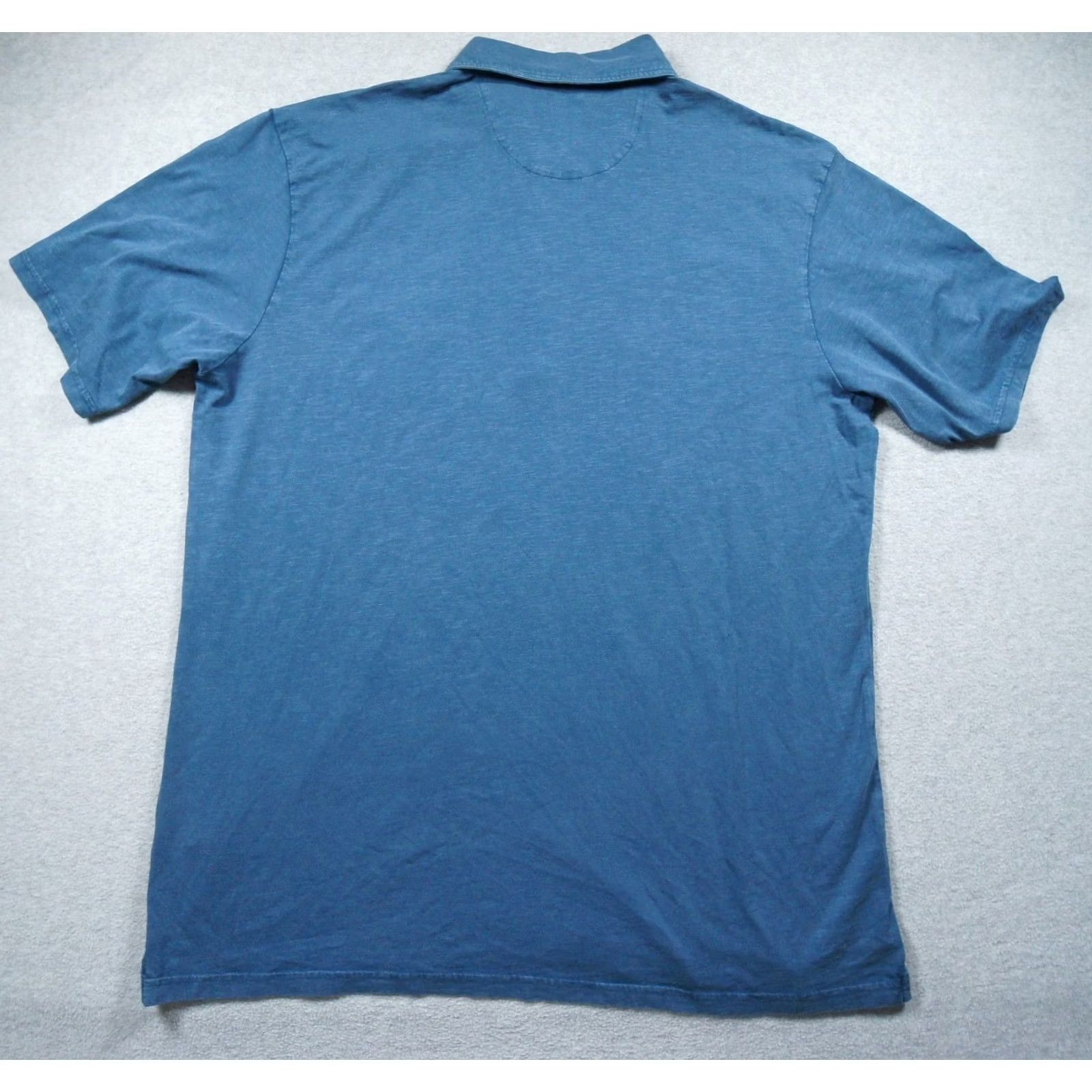 johnnie-O johnnie-O Shirt Polo Mens XLarge Blue Short Sleeve Stretch Coastal Wash NEW Size US XL / EU 56 / 4 - 4 Thumbnail