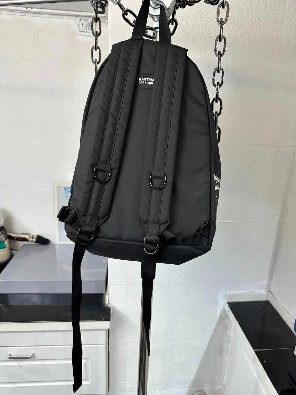 Raf Simons Patches & Chain Backpack