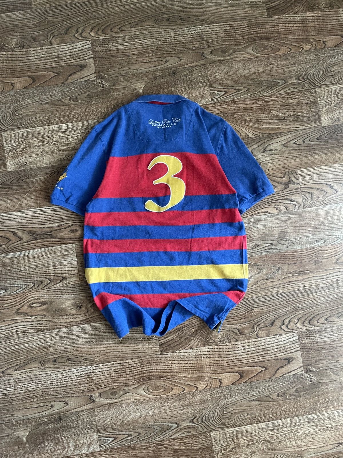 Designer × Polo Ralph Lauren × Vintage Vintage Latino Polo Ralph Lauren Style Blue Polo Shirt Size US M / EU 48-50 / 2 - 11 Thumbnail
