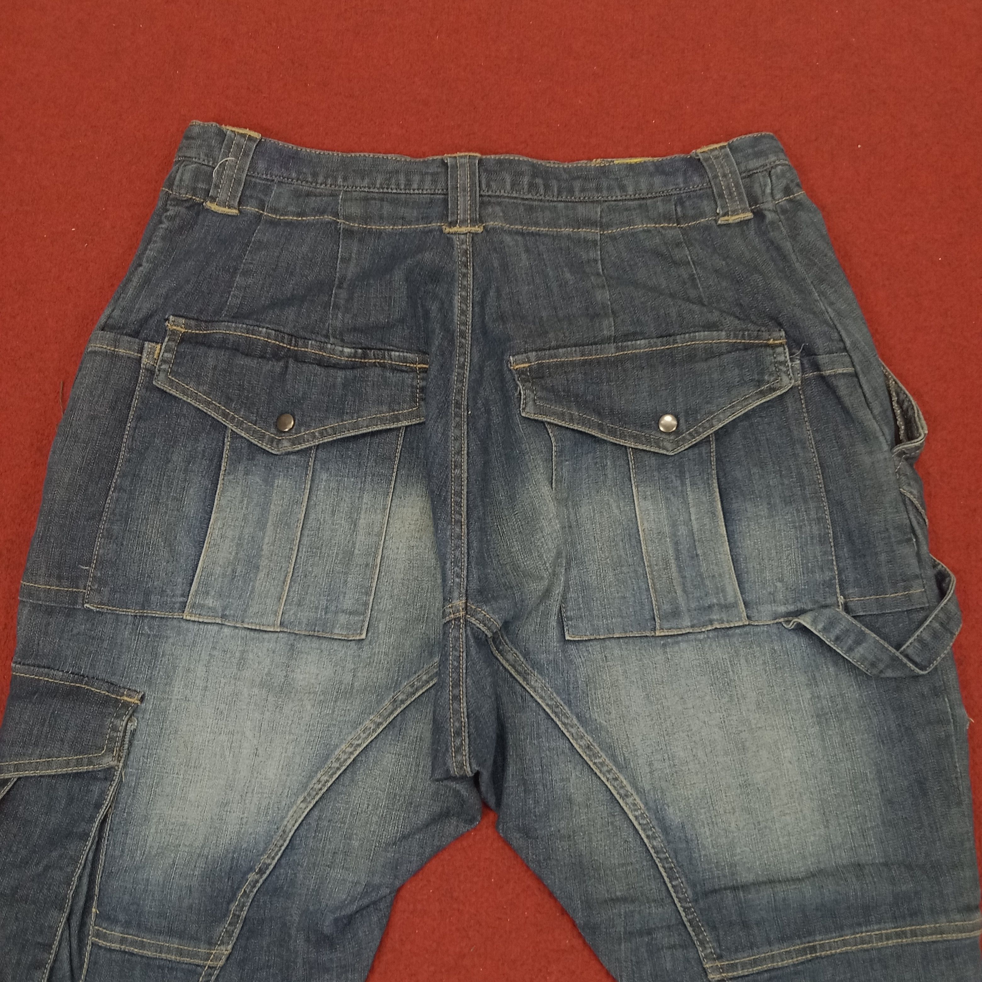 Japanese Brand × PPFM × Vintage PPFM Japanese Brand Rare Cargo Fashion Style Jeans Size US 31 - 5 Thumbnail
