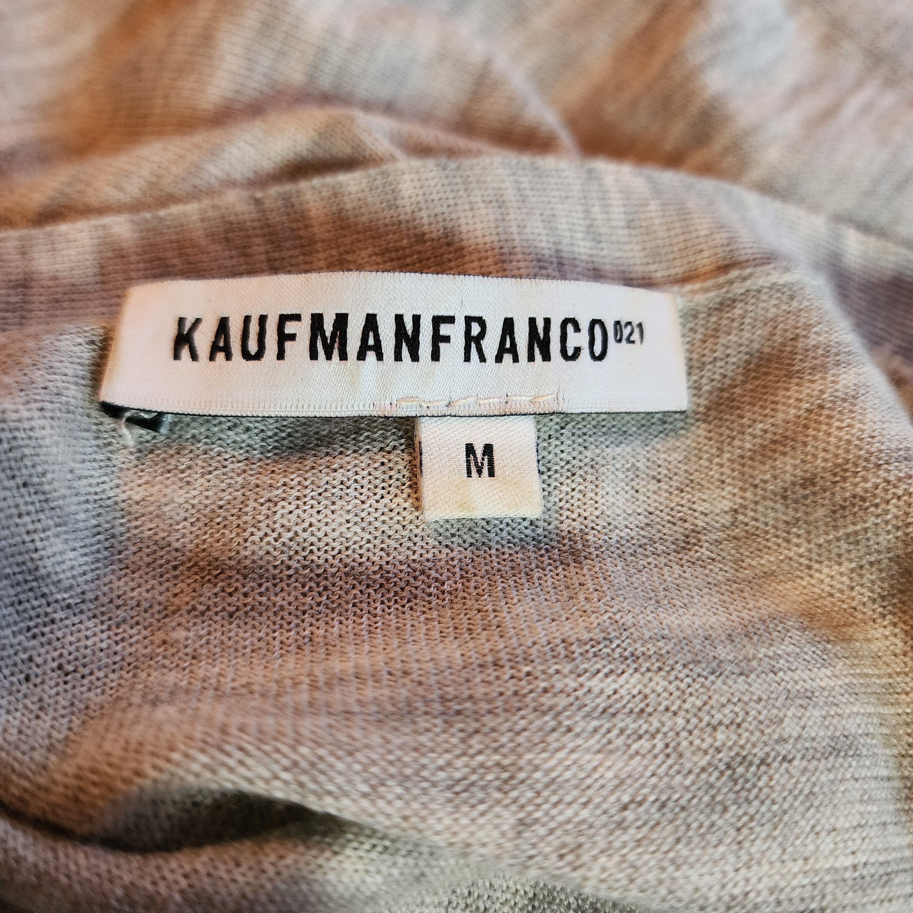 Other Kaufmanfranco Merino Wool Tunic Plunging Neckline Gray Med. Size M / US 6-8 / IT 42-44 - 2 Thumbnail
