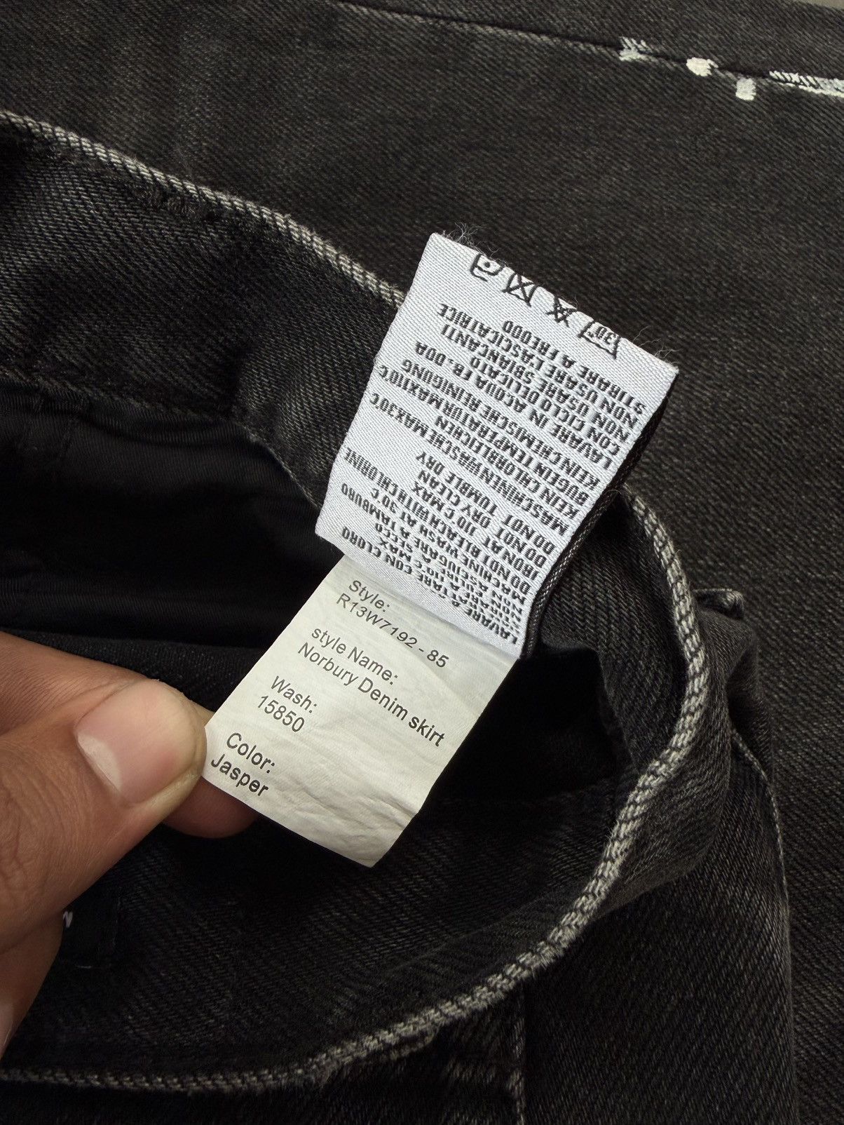 R13 R13 flare clawmark pants black Size US 31 - 11 Thumbnail