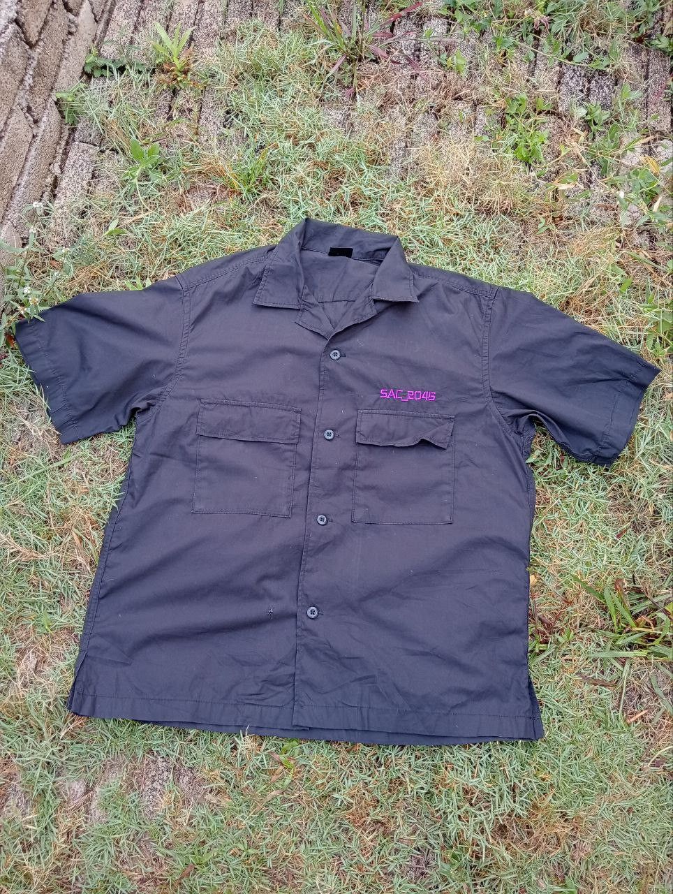 Japanese Brand Gu X Sac_2045 Ghost In The Shell Oversized Shirt Size US M / EU 48-50 / 2 - 4 Thumbnail