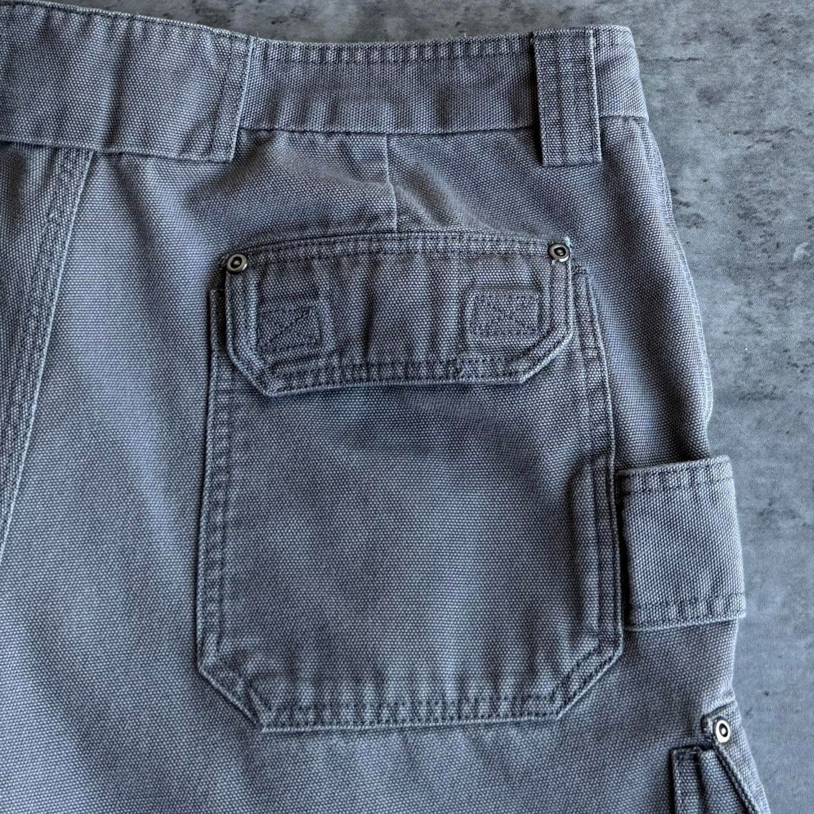 Carhartt × Carhartt Wip × Duluth Trading Company Duluth Trading Co. Grey Carhartt Style Carpenter Pants Size US 36 / EU 52 - 3 Thumbnail